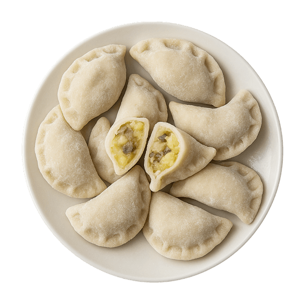 Vareniki with Potatoes and Mushrooms